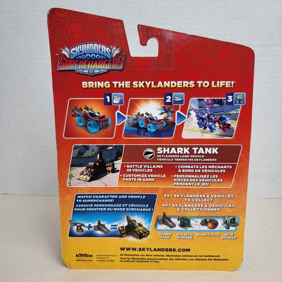 Activision | Toys | Skylanders Superchargers Shark Tank Land Vehicle ...